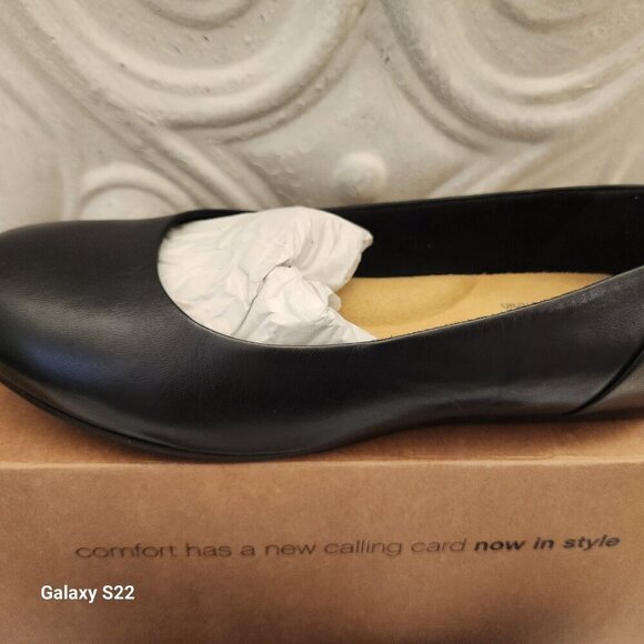 Softwalk Sonoma Ballet Flats. Black. Leather. NIB. Size 10 - Picture 5 of 12